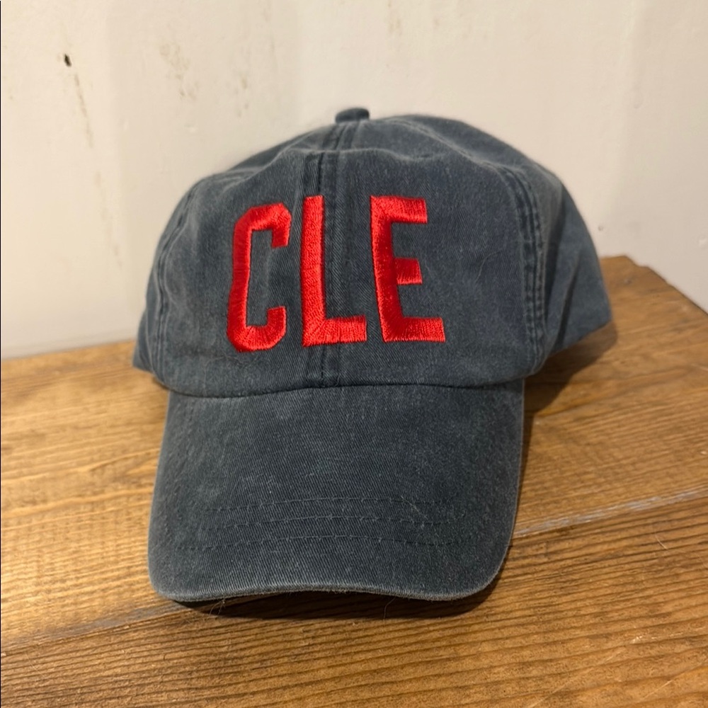 Nike Blue and Red Hat with Embroidered Design
